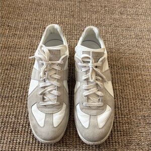 Maison Martin Margiela White and Gray Sneakers